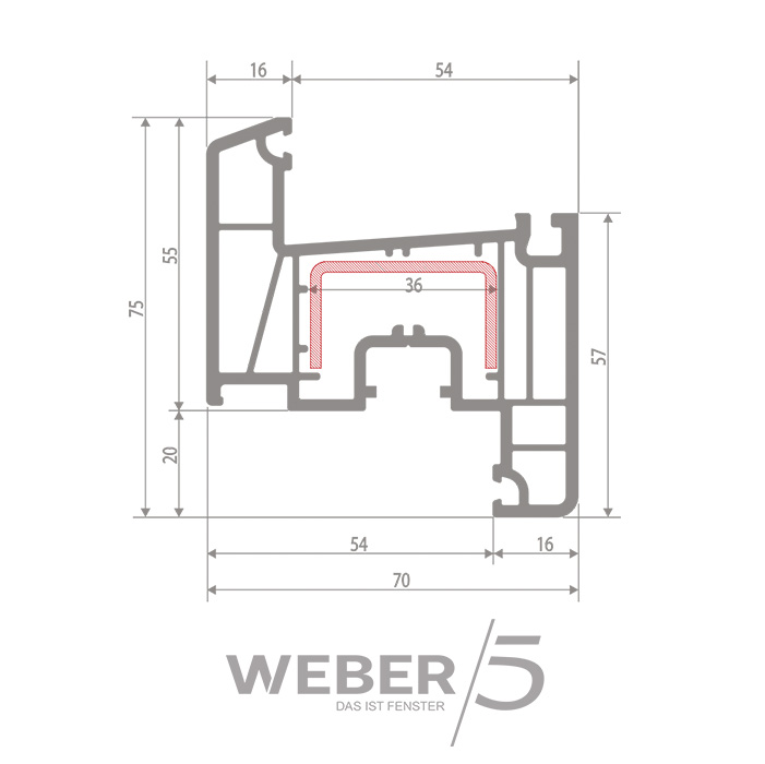 Створка оконная 5-ти камерная в Костанае