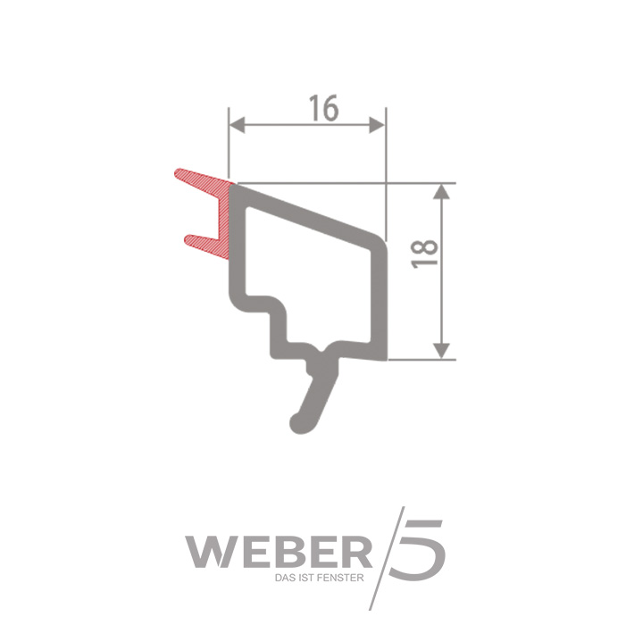 Штапик стандартный 16 мм в Костанае