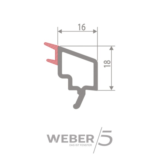 Штапик стандартный 16 мм в Костанае