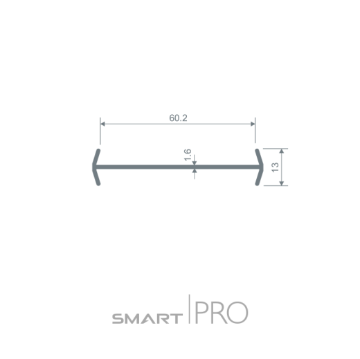 Соединительный профиль (нащельник) (60) в Костанае